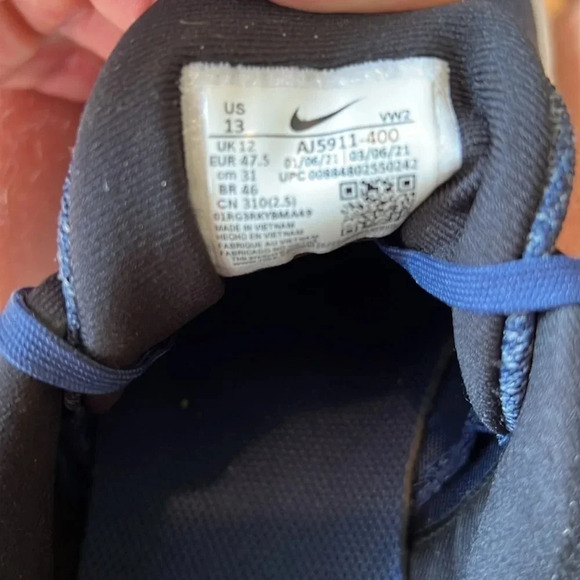 Nike Flex Control TR3 Shoes Men 13 Blue Running Training AJ5911-400 - Picture 7 of 7